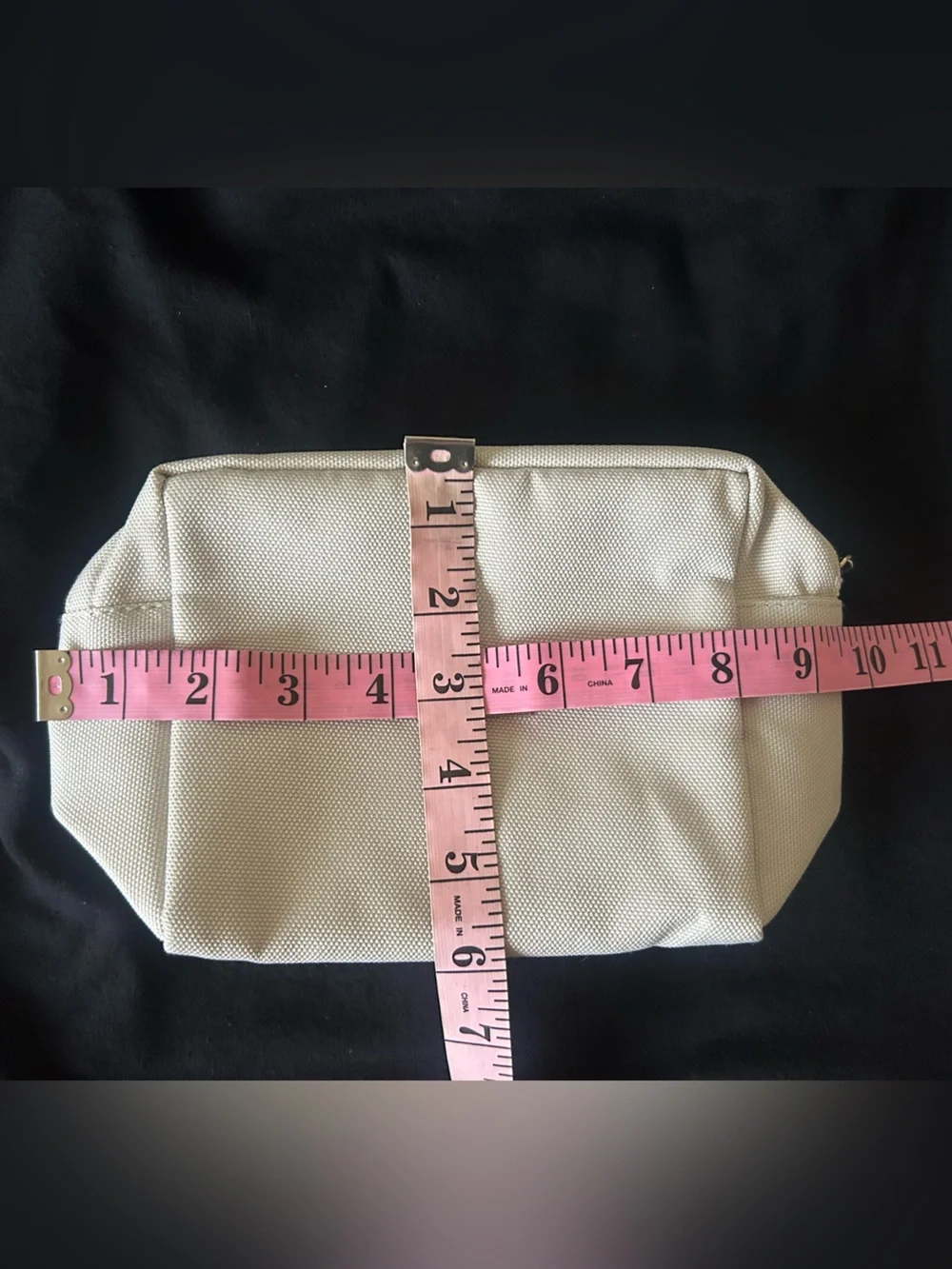 BVLGARY Silver-Tone Zipper Pull accessories bag